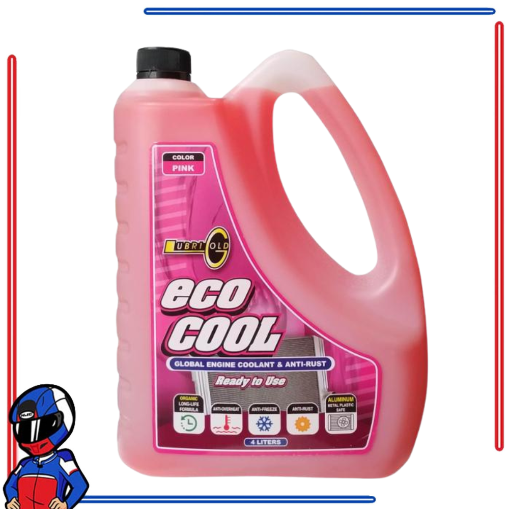 Lubrigold Eco Cool Coolant and Anti-Rust Pink 4L