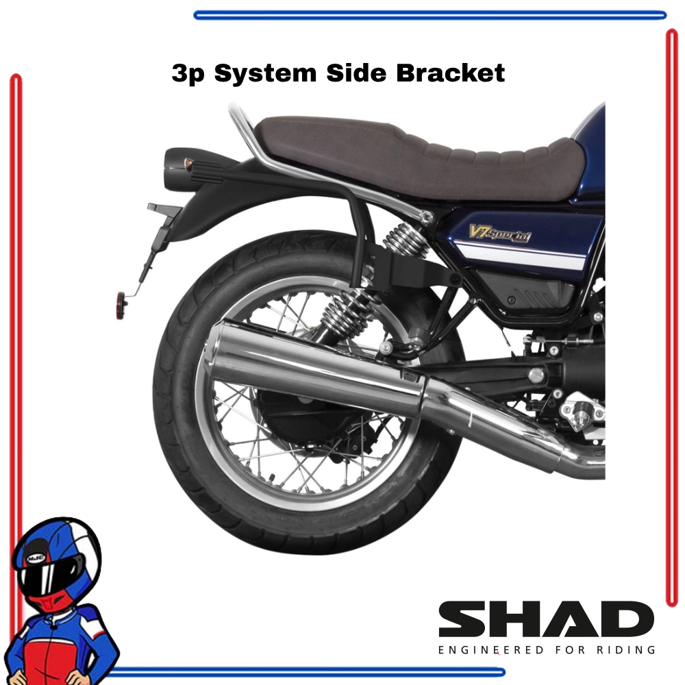 SHAD 3P System Side Bracket Moto Guzzi V7 STONE 2023-2026