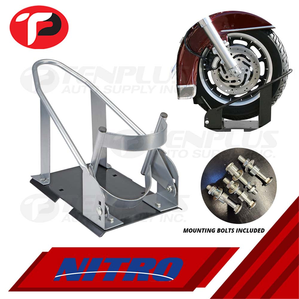 Nitro Motorcycle Wheel Chock (Self-locking)