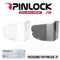 Pinlock 70 Anti Fog Shield for HJC C70; IS-17; RPHA-ST Clear; Dark Smoke