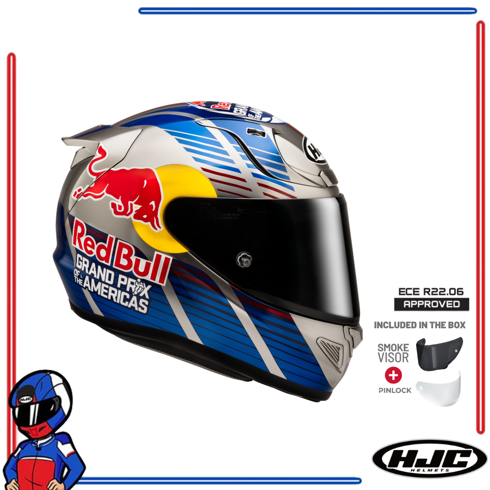 HJC Helmets RPHA 12 Red Bull Austin GP2 MC21