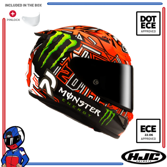 HJC Helmets RPHA 12 Quartararo 2025 MC1