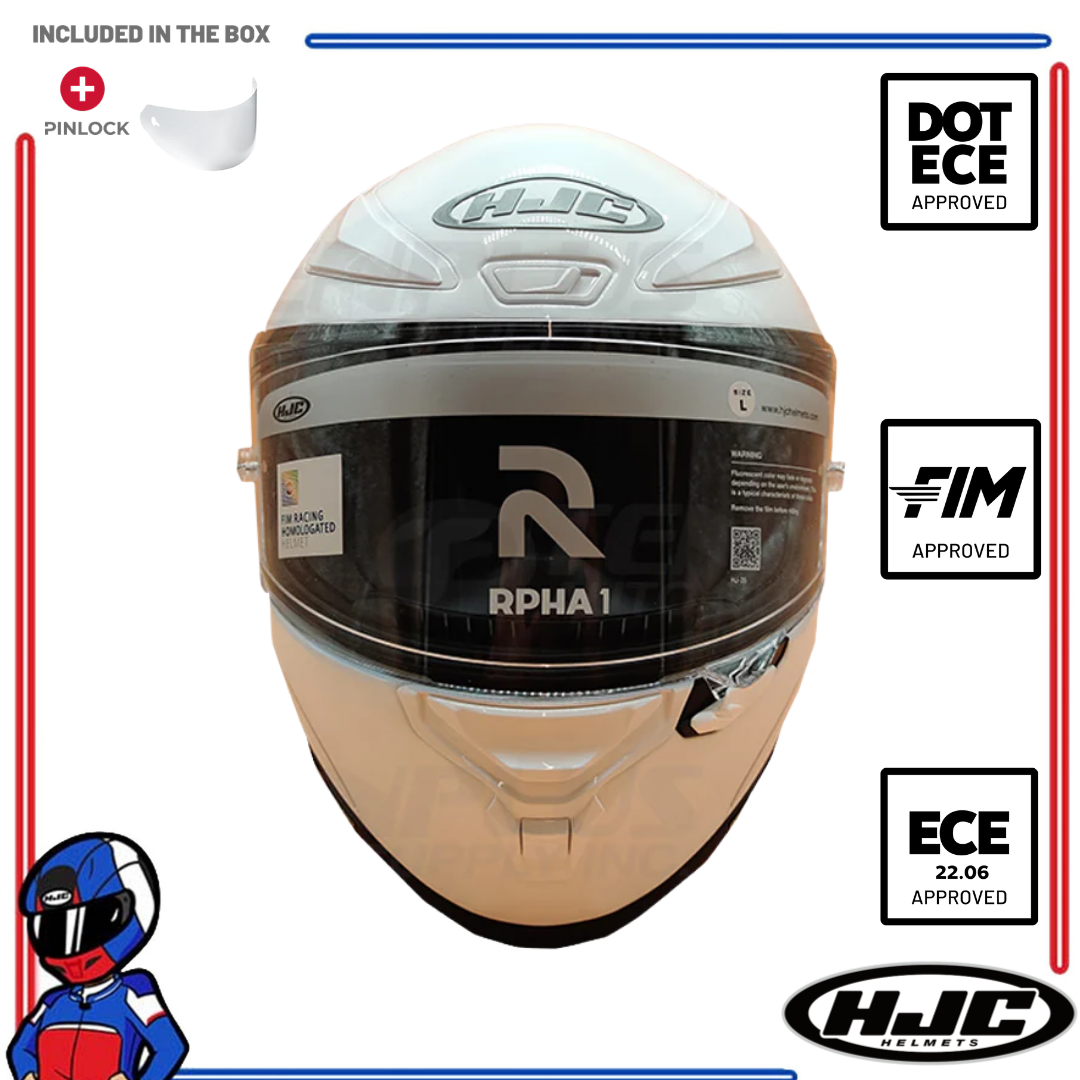 HJC Helmets RPHA 1 Pearl White