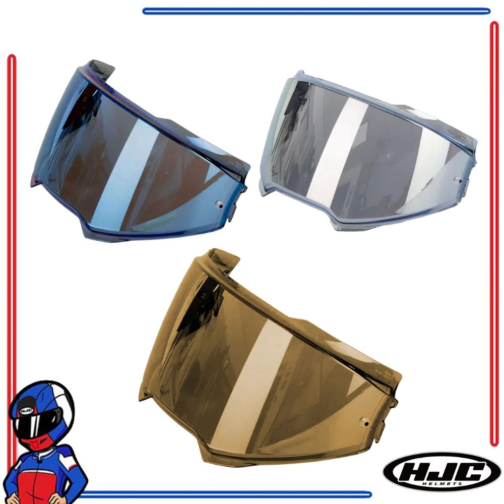 HJC Helmets Face Shield Lens for RPHA 60 Iridium Blue; Gold; Silver