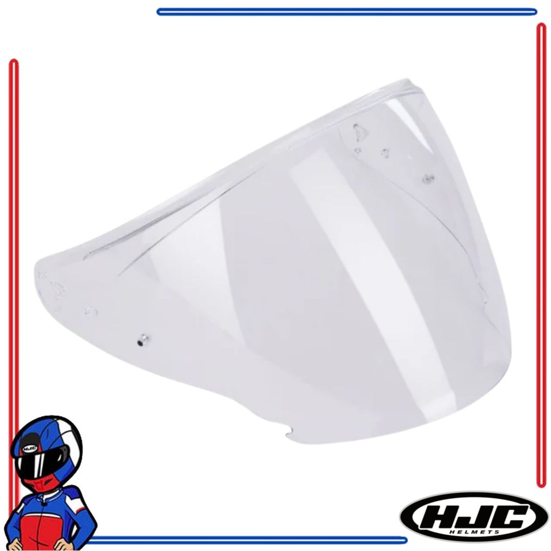 HJC Helmets Face Shield Lens for i31 F31 Clear; Smoke; Dark Smoke; Iridium Gold; Silver; Blue; Fire Red