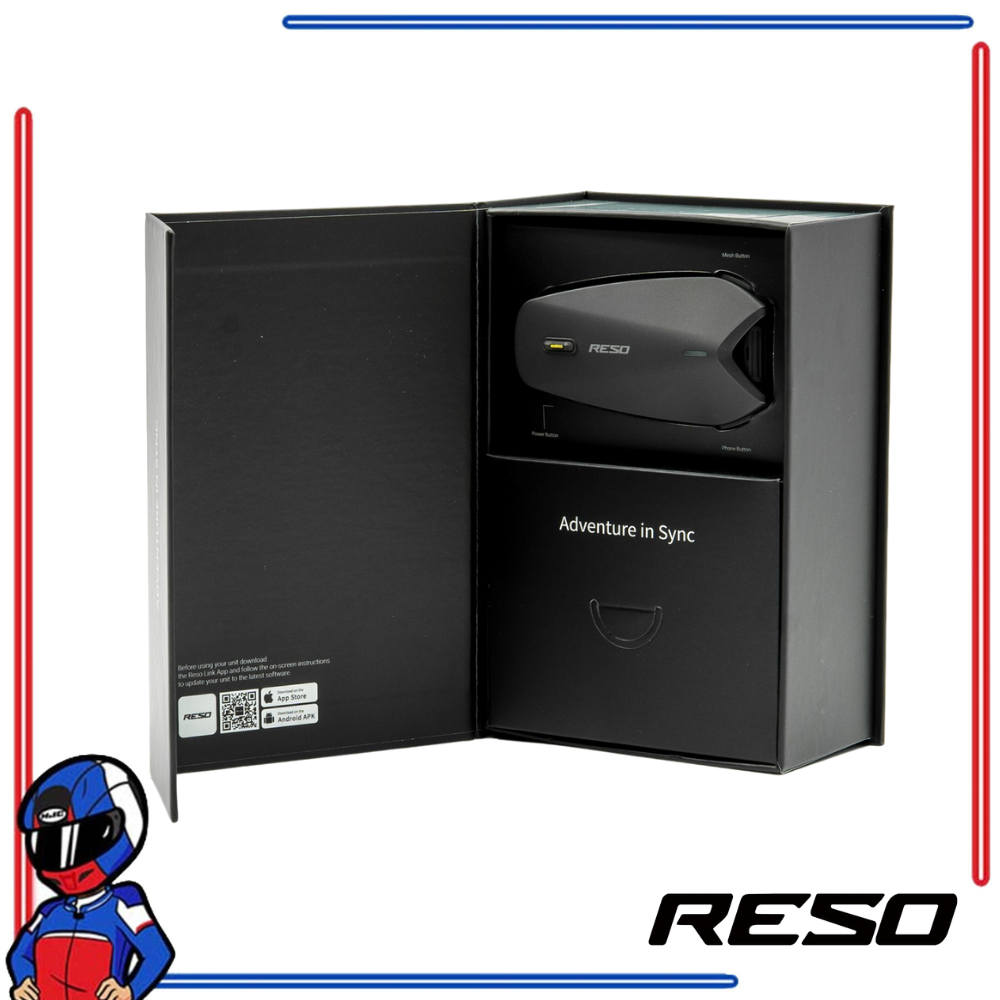 Reso Pilot Pro Hybrid Mesh 30 Rider Intercom