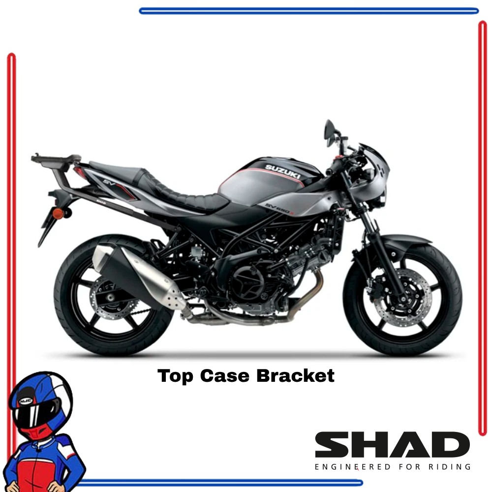 SHAD Top Box Bracket Suzuki SV650; SV650 X 2018-2026