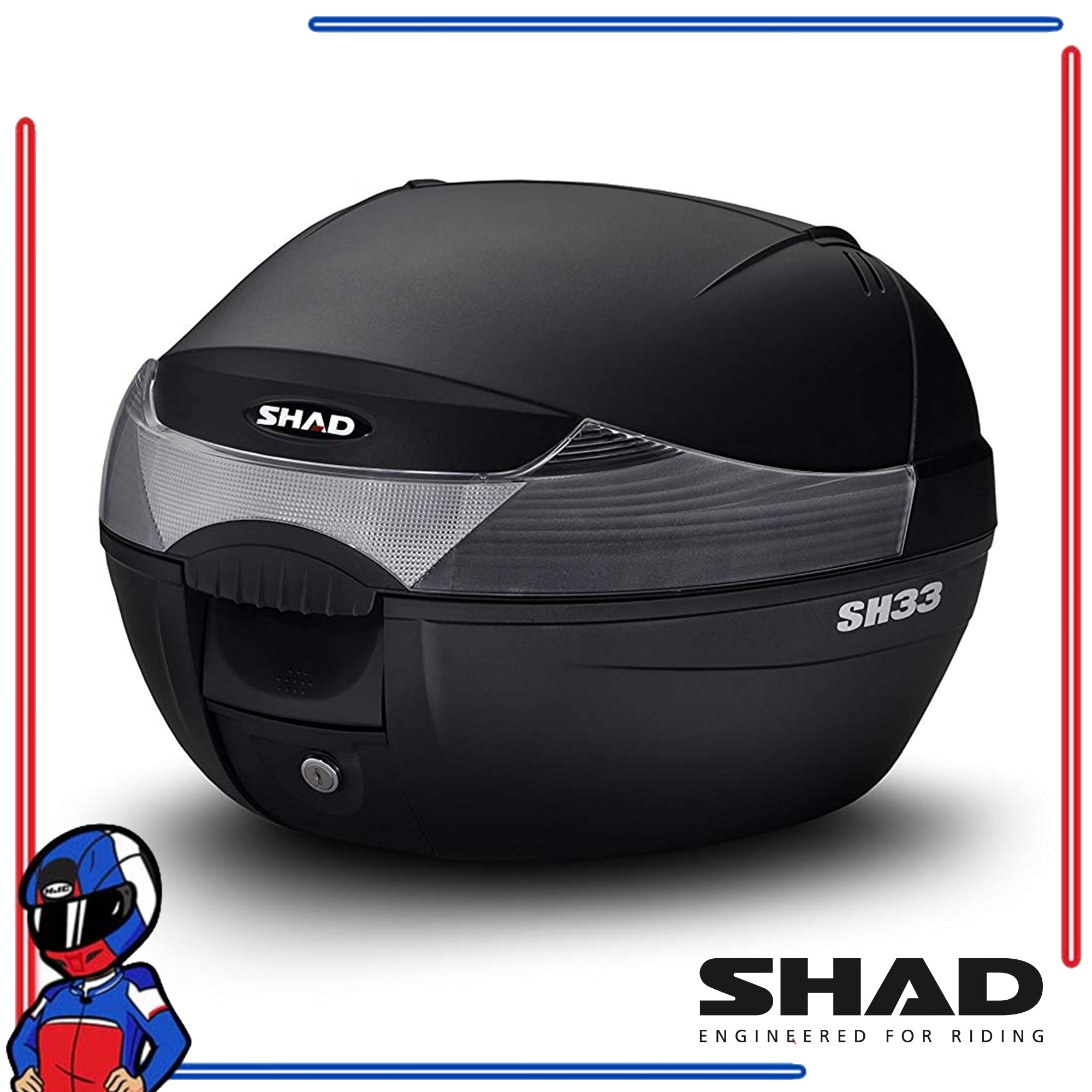 SHAD Motorcycle Box SH33 Black