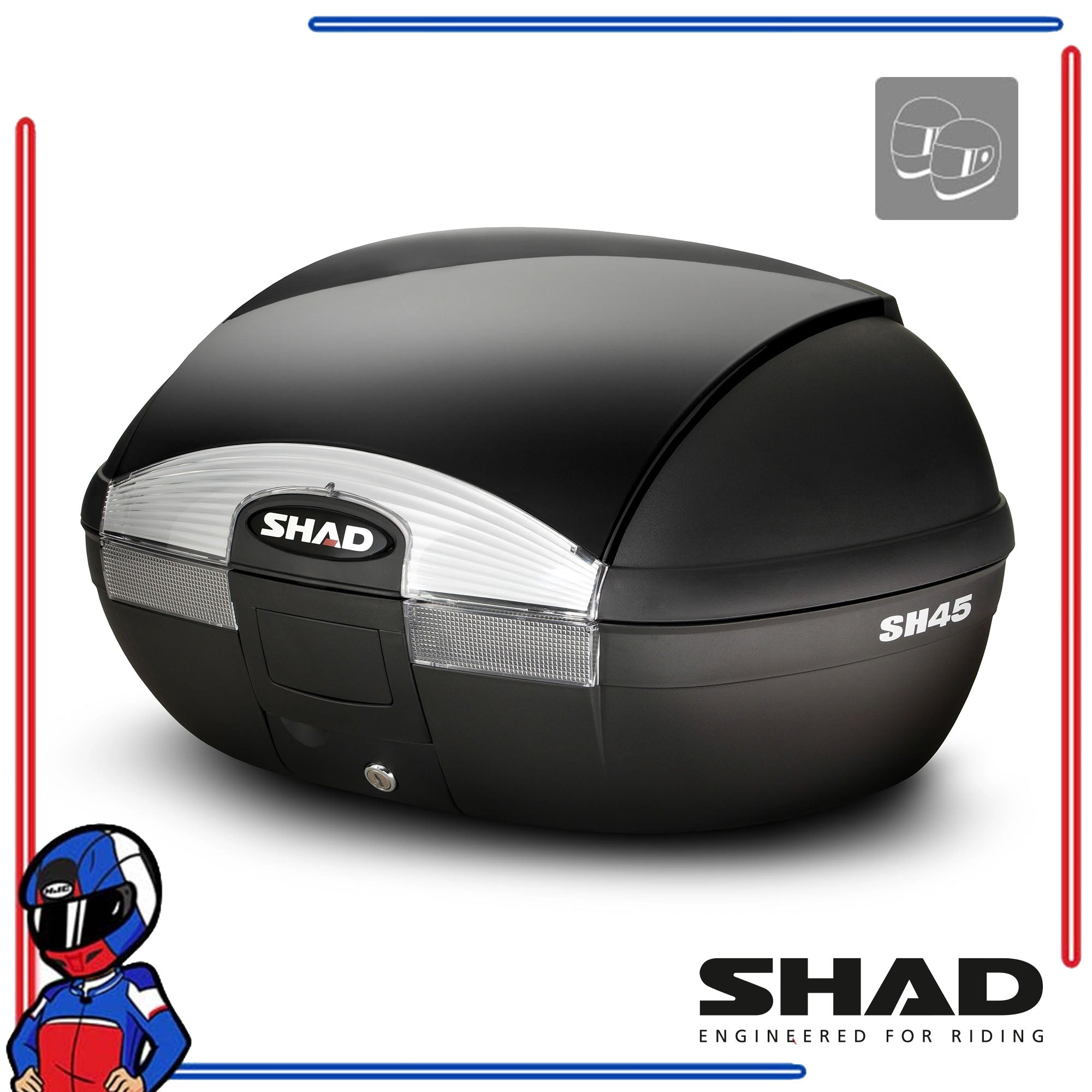 SHAD Motorcycle Box SH45 Black