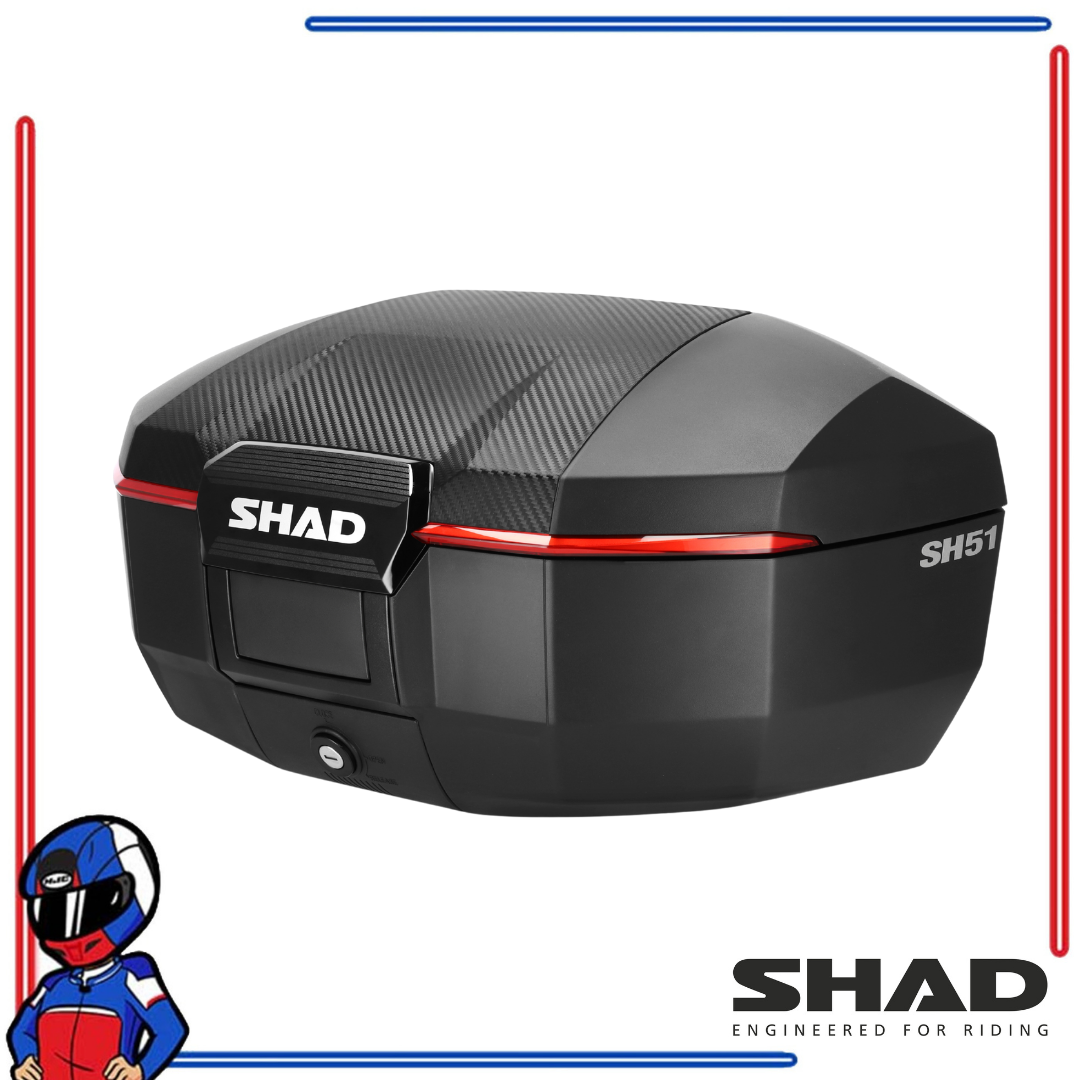 SHAD Motorcycle Box SH51 Carbon