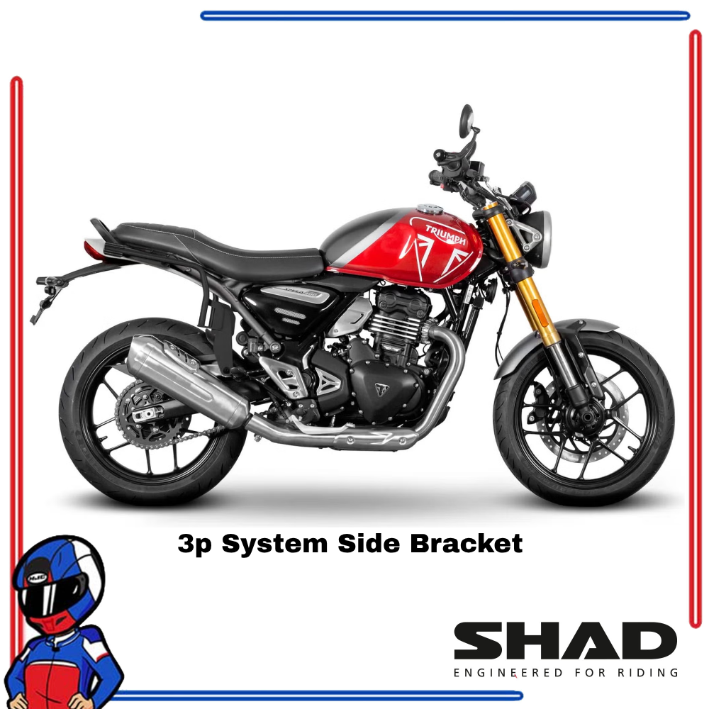 SHAD 3P System Side Bracket Triumph Speed 400 2025