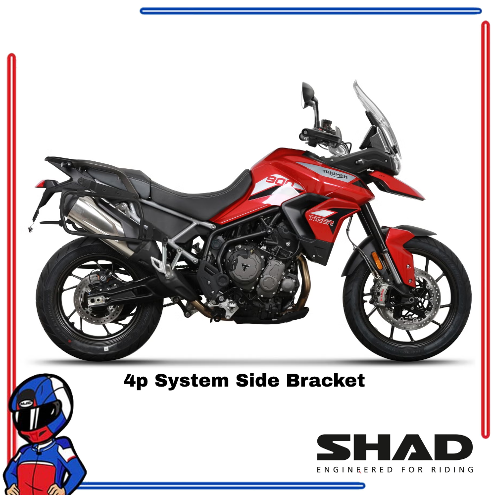 SHAD 4P System Side Bracket Triumph Tiger 850/900 2020-2025