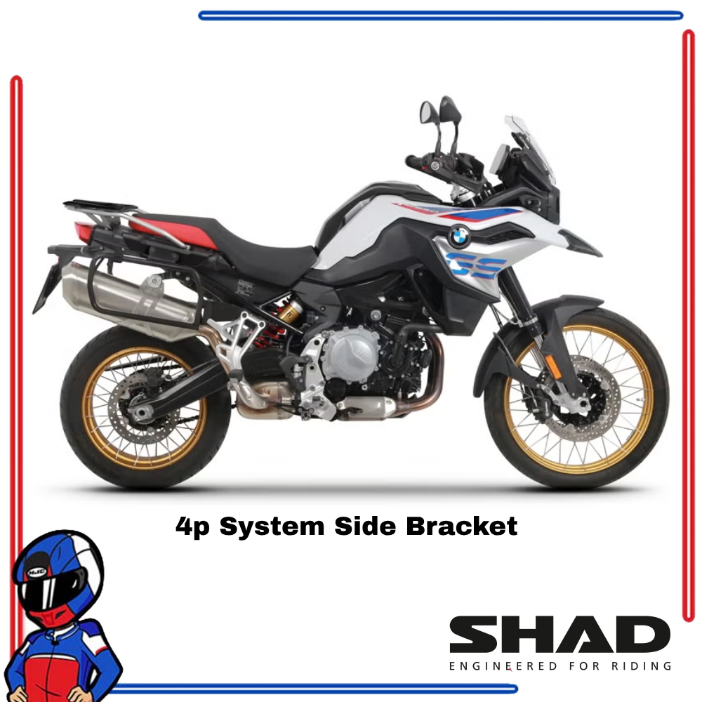 SHAD 4P System Side Bracket BMW F750GS; 850GS 2018-2025
