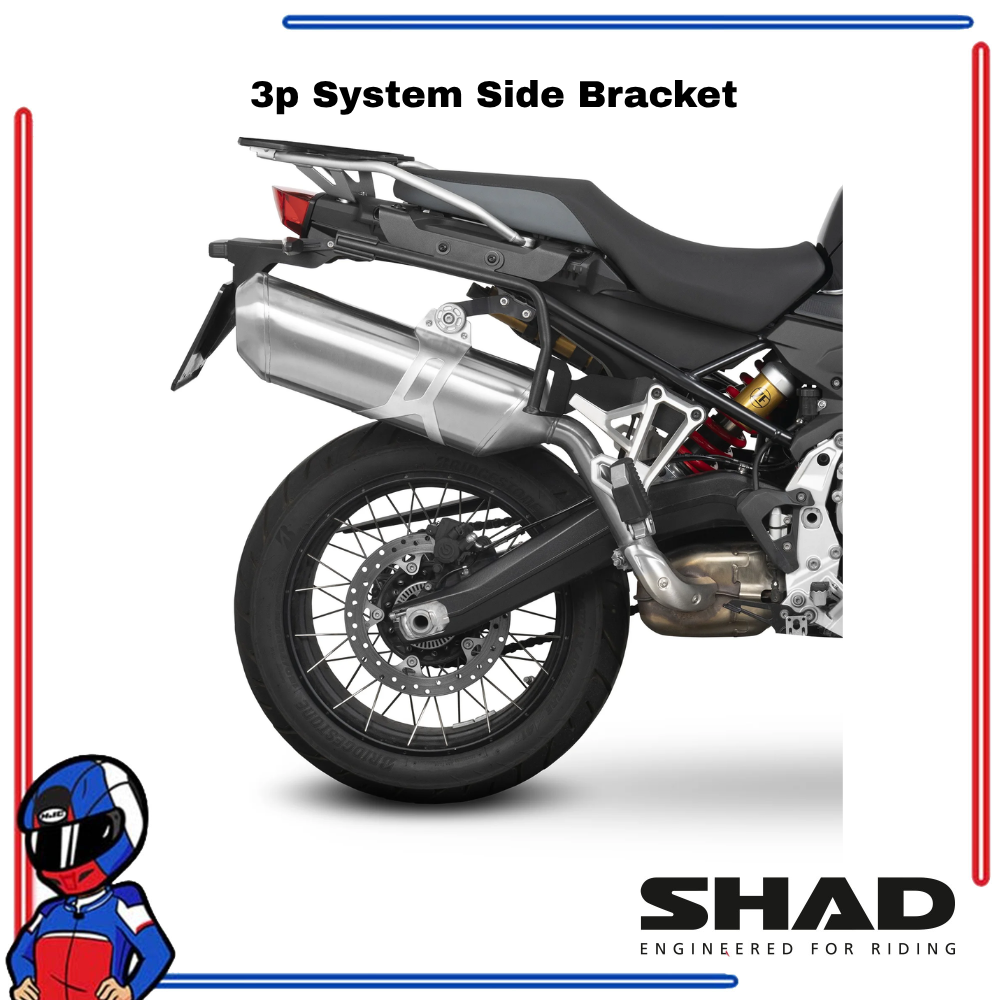 SHAD 3P System Side Bracket BMW F750GS 2018-2024; F800GS 2024-2025; F850 GS 2018-2024