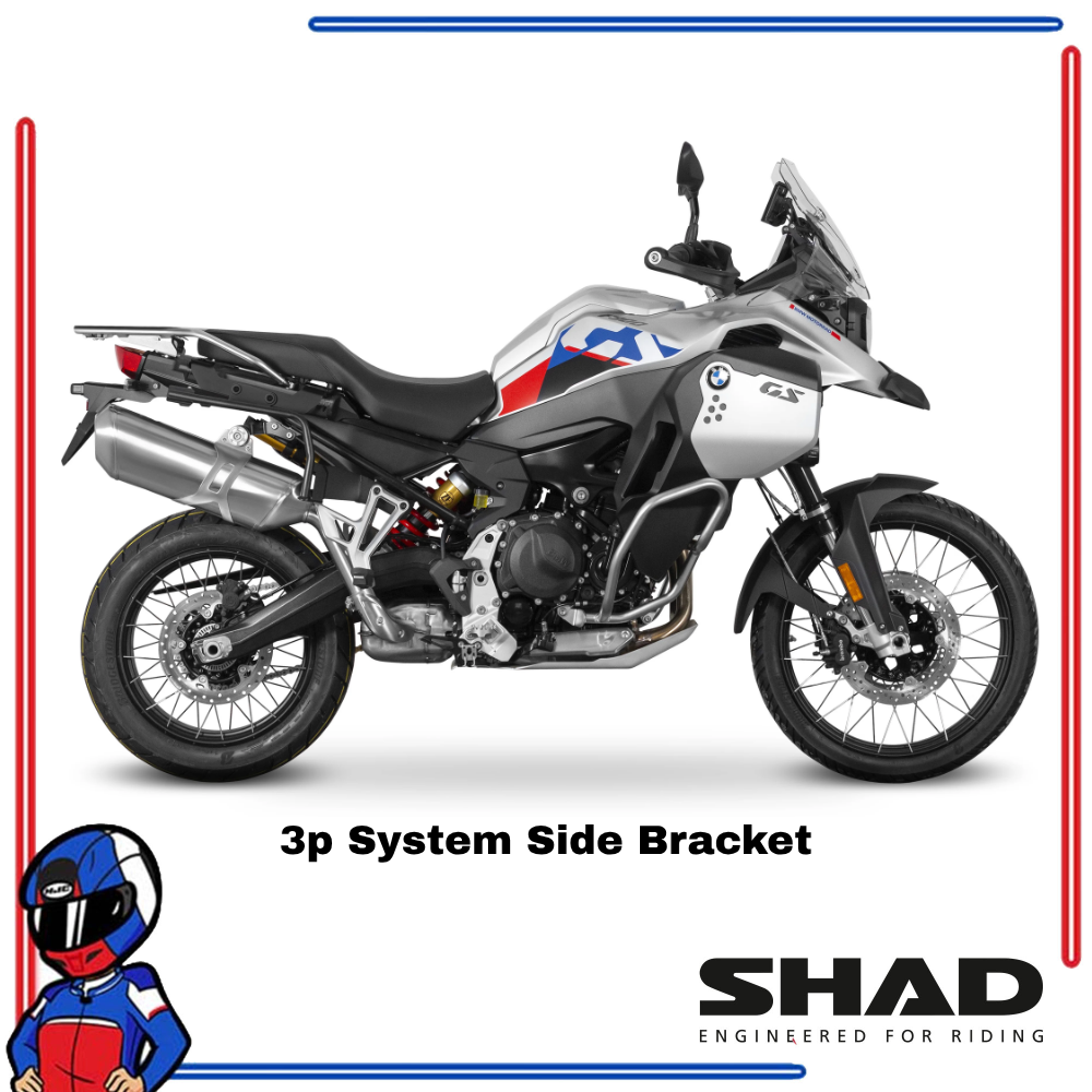 SHAD 3P System Side Bracket BMW F750GS 2018-2024; F800GS 2024-2025; F850 GS 2018-2024