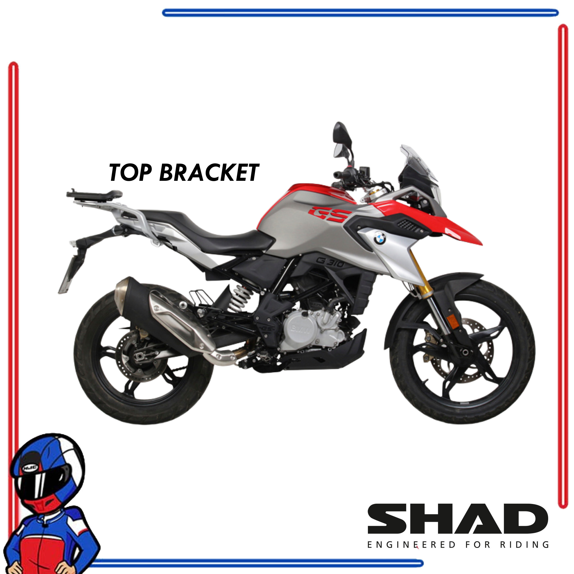 SHAD Motorcycle Bracket G310 GS 2017-2025