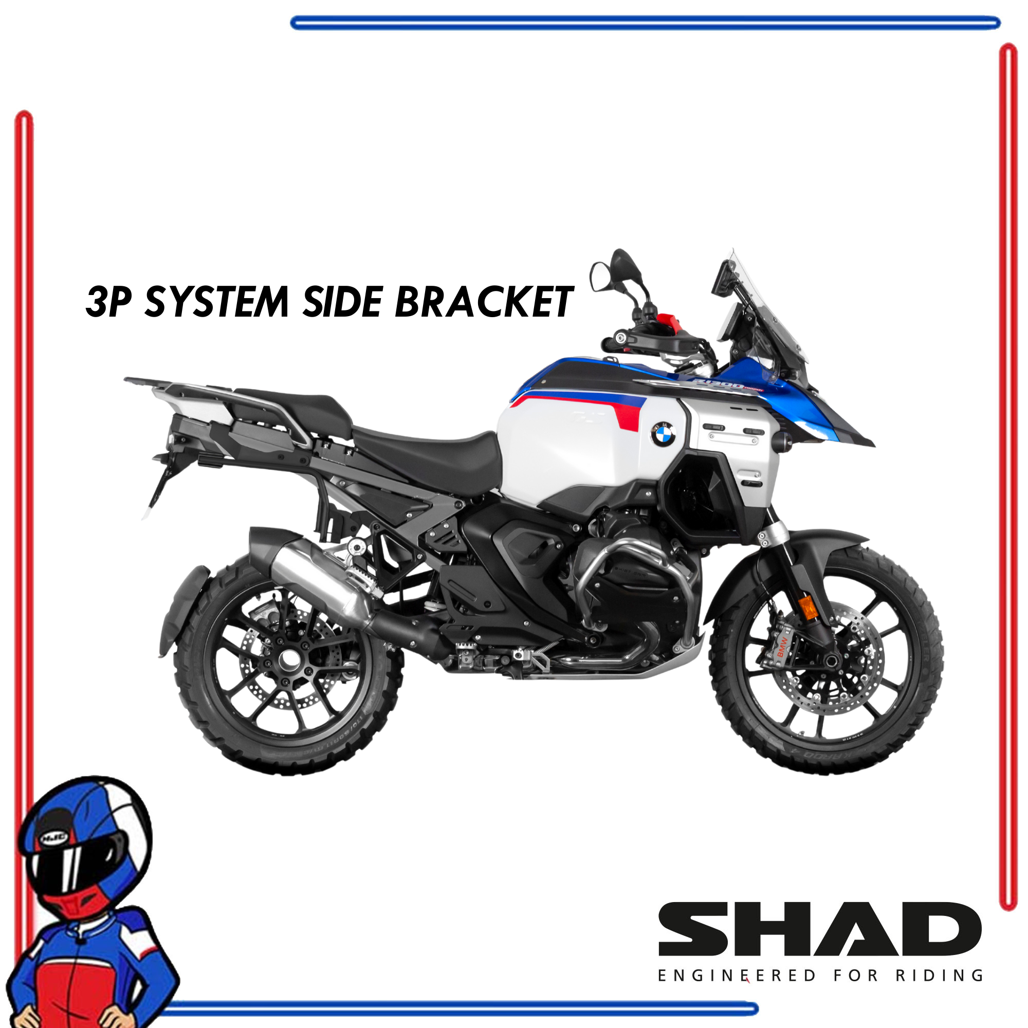 SHAD 3P System Side Bracket R1300GS ADV 2025