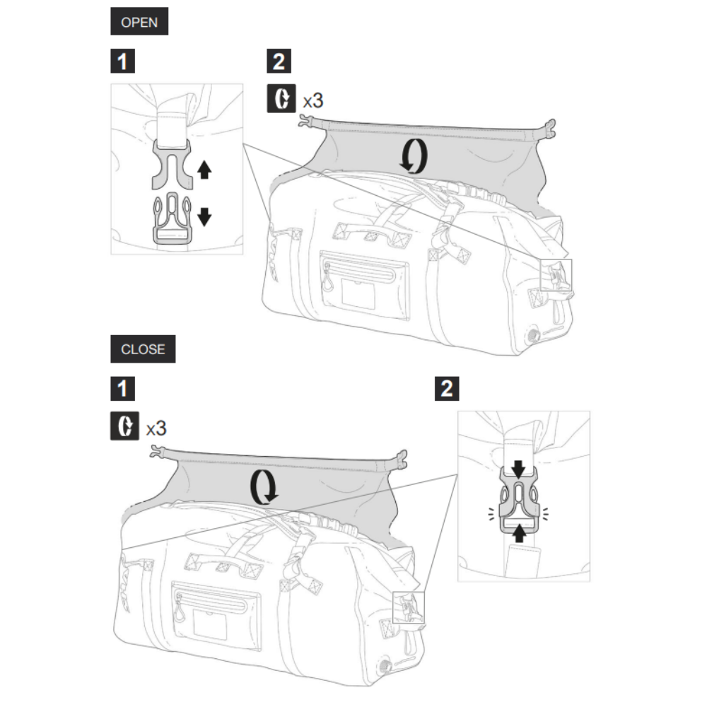 SHAD SW80 Rear Duffle Bag