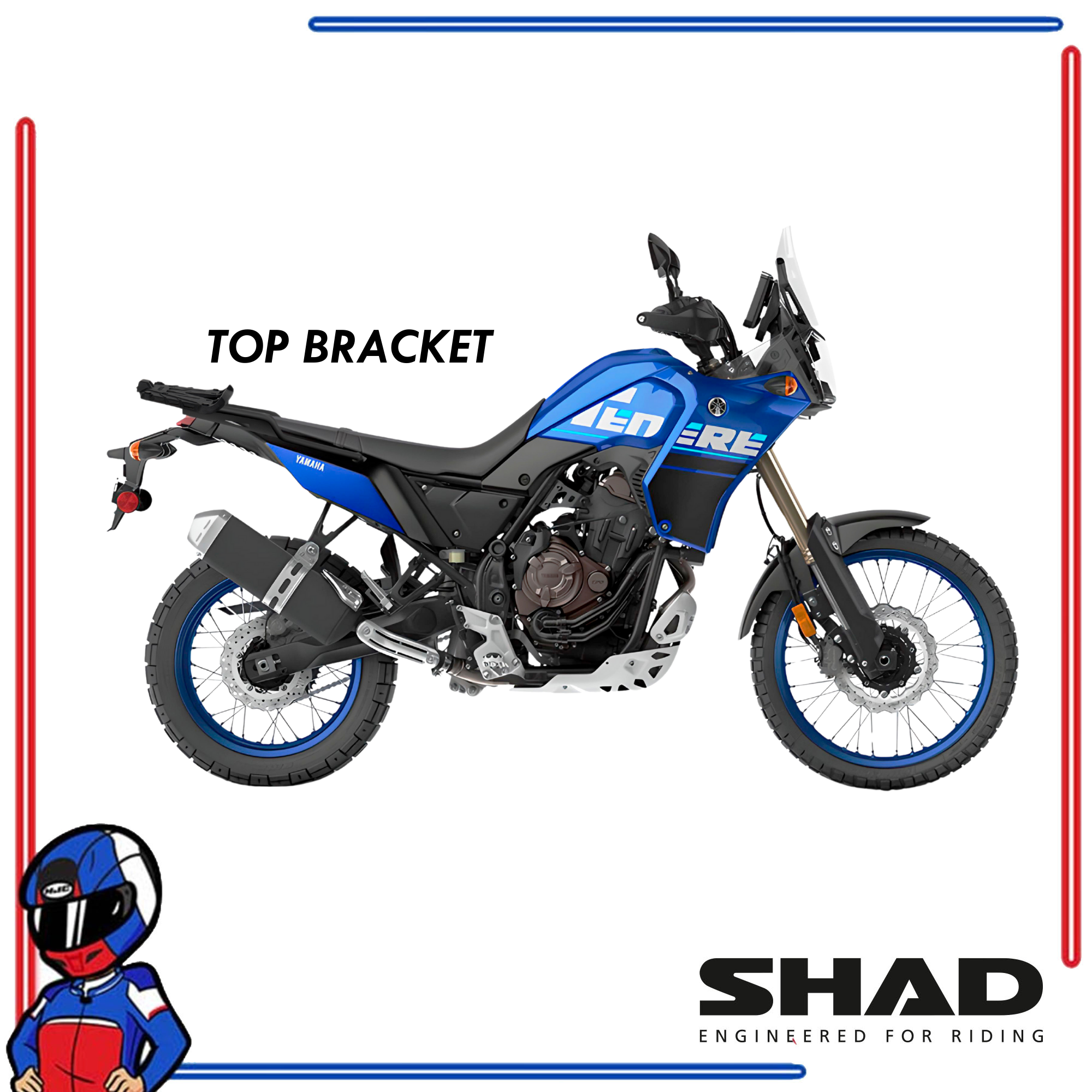 SHAD Motorcycle Bracket TENERE 700 2019-2025