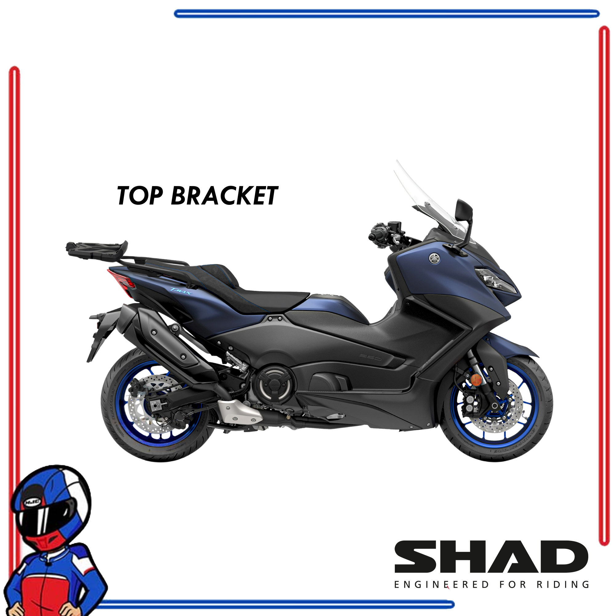 SHAD Motorcycle Bracket TMAX 560 Tech MAX 2022-2025