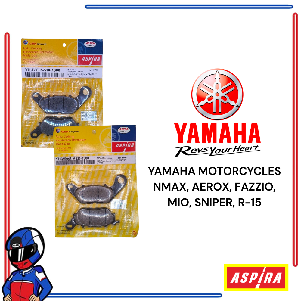 Aspira Brake Pad Yamaha NMAX Aerox Mio