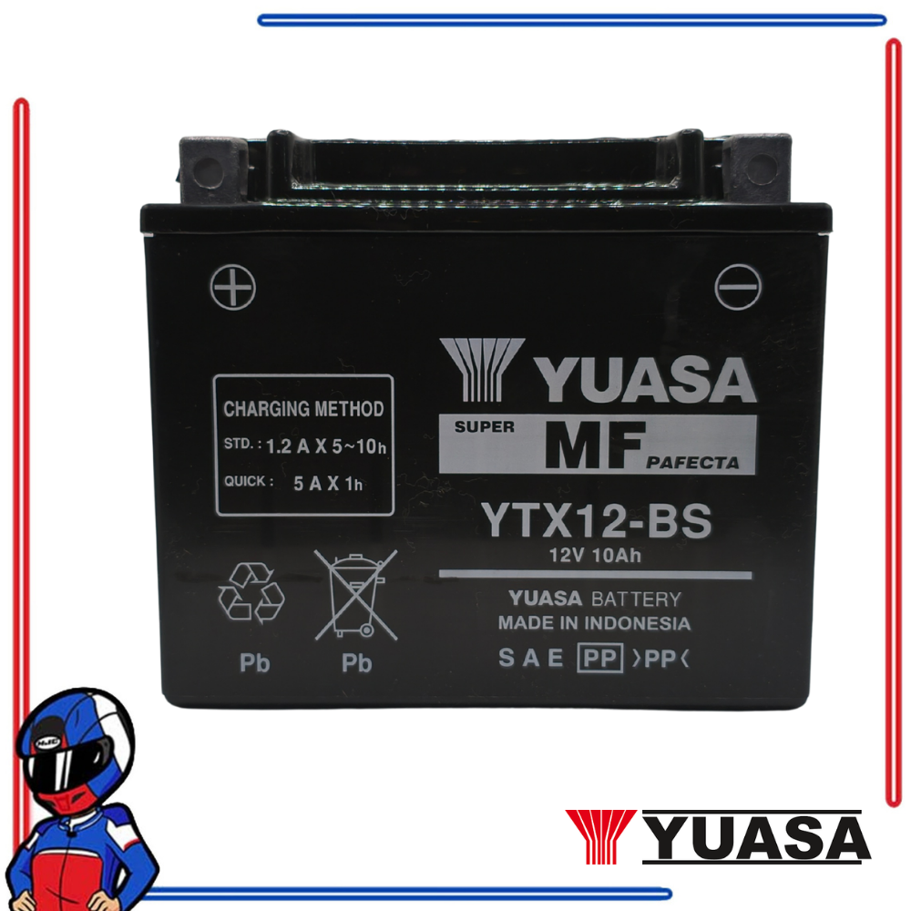 Yuasa Motorcycle Battery YTX12-BS for Kymco Xciting