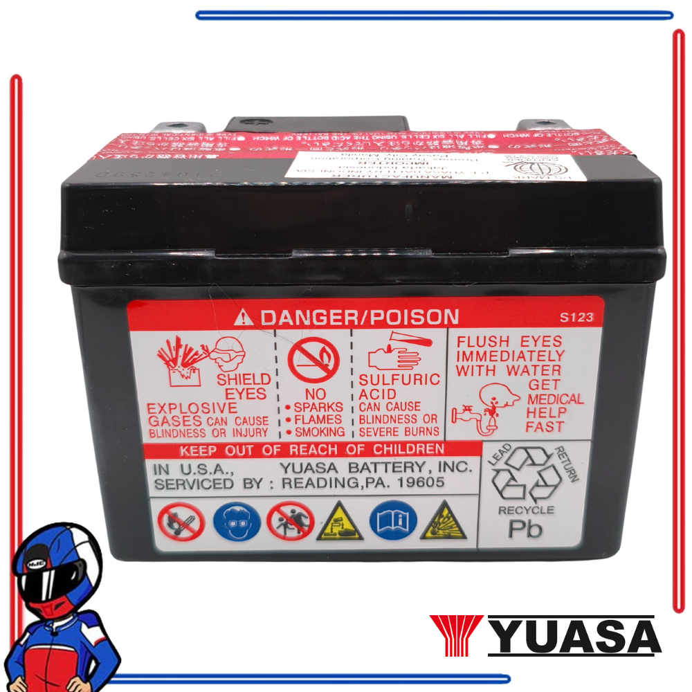 Yuasa Motorcycle Battery YTX4L-BS for Mio i 125, Smash 110, Smash 115 and Yamaha Vega Force I (Copy)
