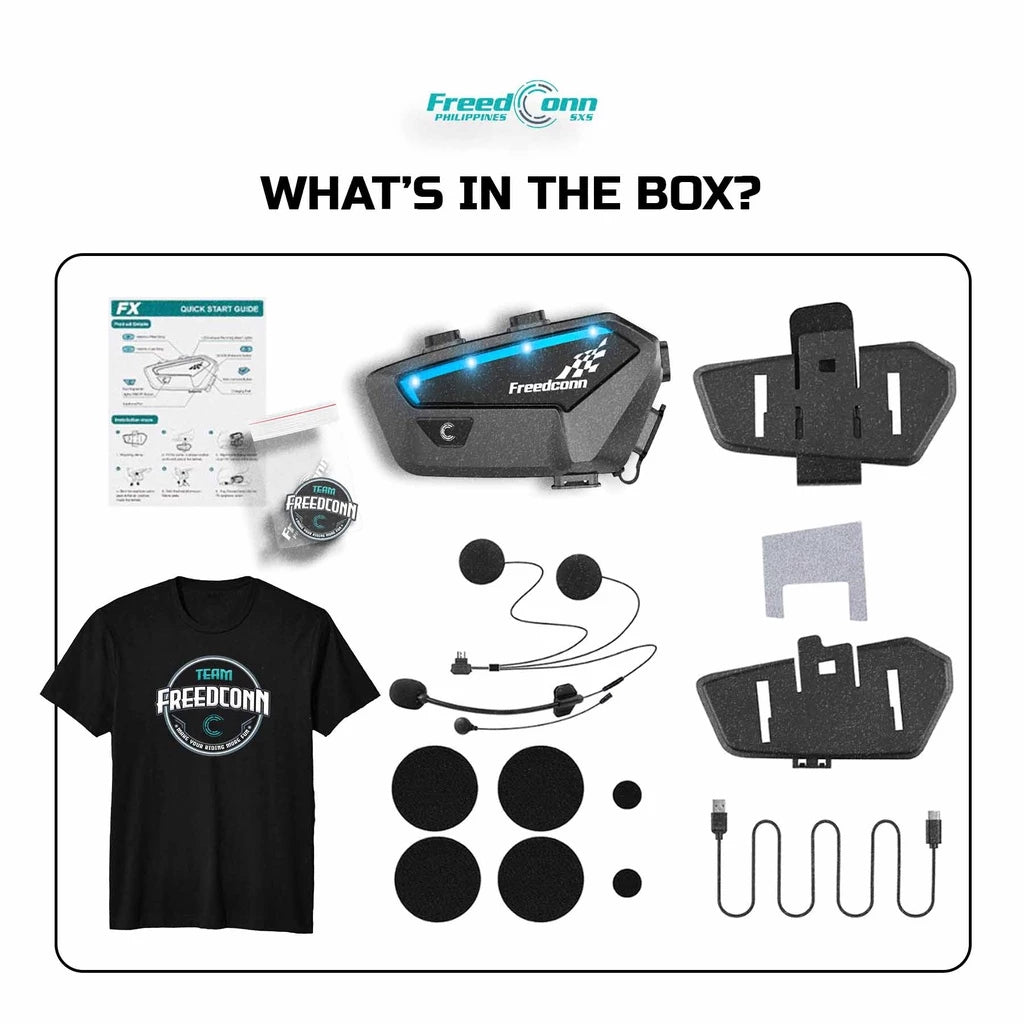 FreedConn FX Motorcycle Helmet Intercom Bluetooth Headset Talking System