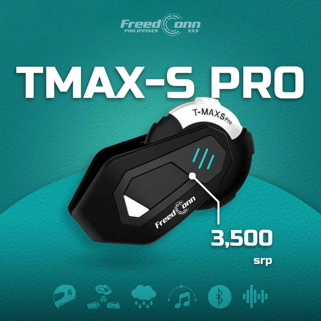 FreedConn TMAX-S PRO Motorcycle Helmet Intercom Bluetooth Headset Talking System