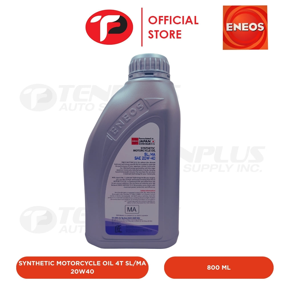 Eneos Synthetic Motorcycle Oil SL/MA 20W40 800ML