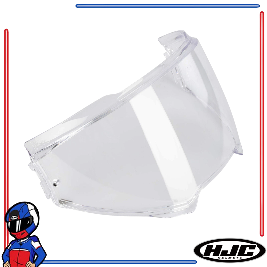 HJC Helmets Face Shield Lens for i100 Clear; Dark Smoke; Iridium Blue; Fire Red; Silver; Gold