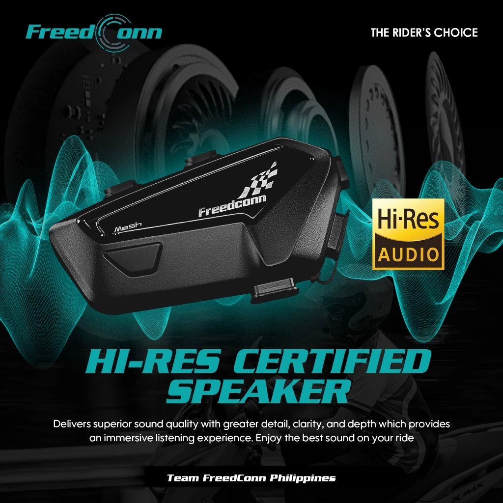 FreedConn FX Pro Motorcycle Helmet Mesh Intercom Headset Talking System