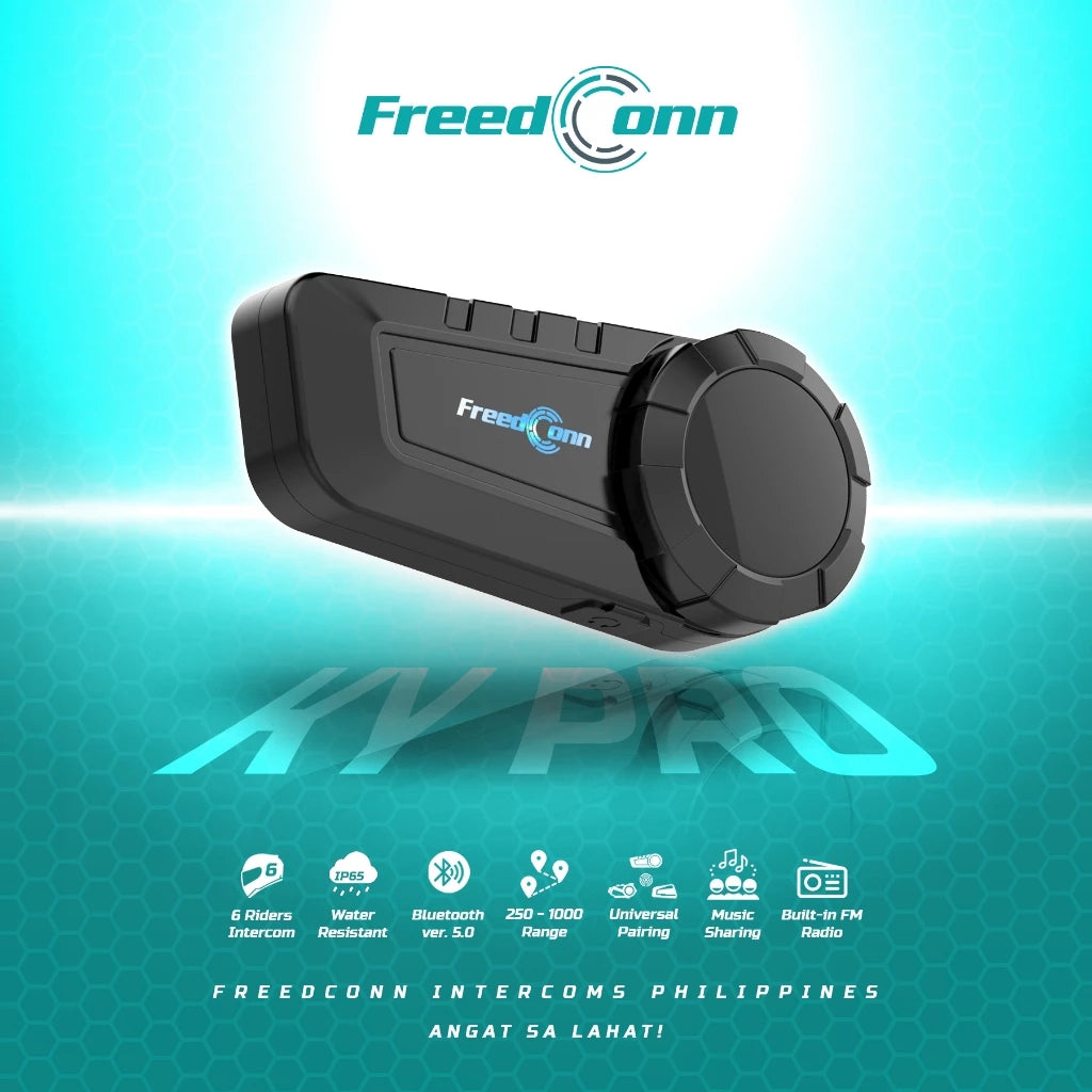 FreedConn KY-PRO Motorcycle Helmet Intercom Bluetooth Headset Talking System