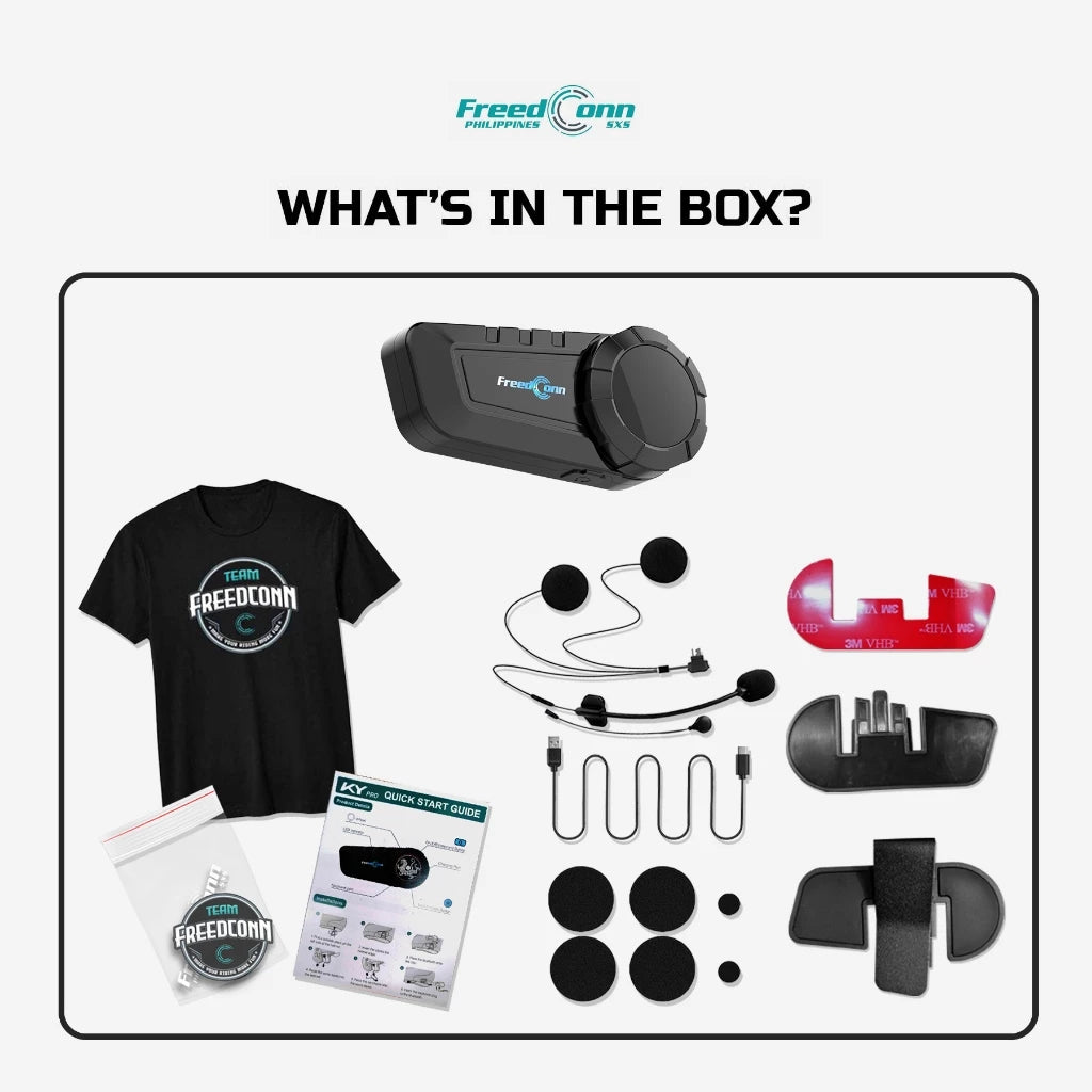 FreedConn KY-PRO Motorcycle Helmet Intercom Bluetooth Headset Talking System