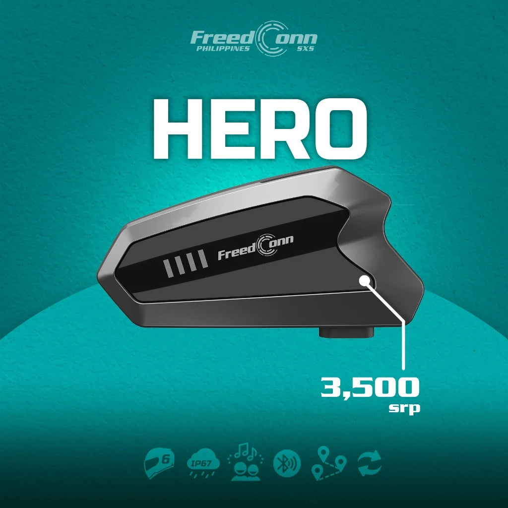 FreedConn Hero Motorcycle Helmet Intercom Bluetooth Headset Talking System