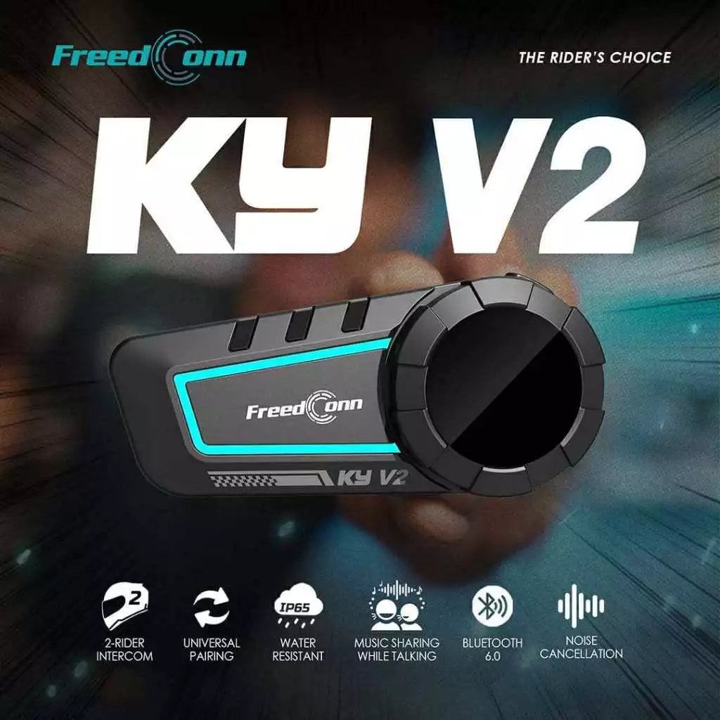 FreedConn KY V2 Motorcycle Helmet Bluetooth Intercom