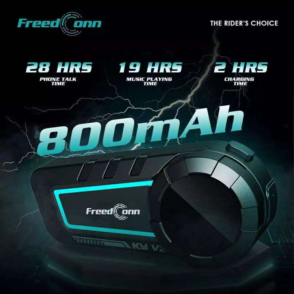 FreedConn KY V2 Motorcycle Helmet Bluetooth Intercom