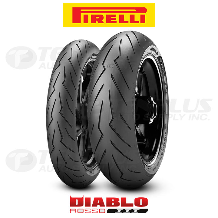 Pirelli Tires Diablo Rosso III Size 17 Big Bike