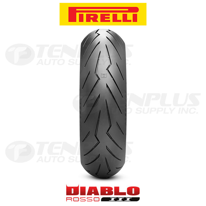 Pirelli Tires Diablo Rosso III Size 17 Big Bike