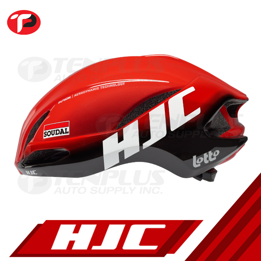 HJC Road Cycling Helmet FURION 2.0 Semi-Aero Lotto Soudal Red