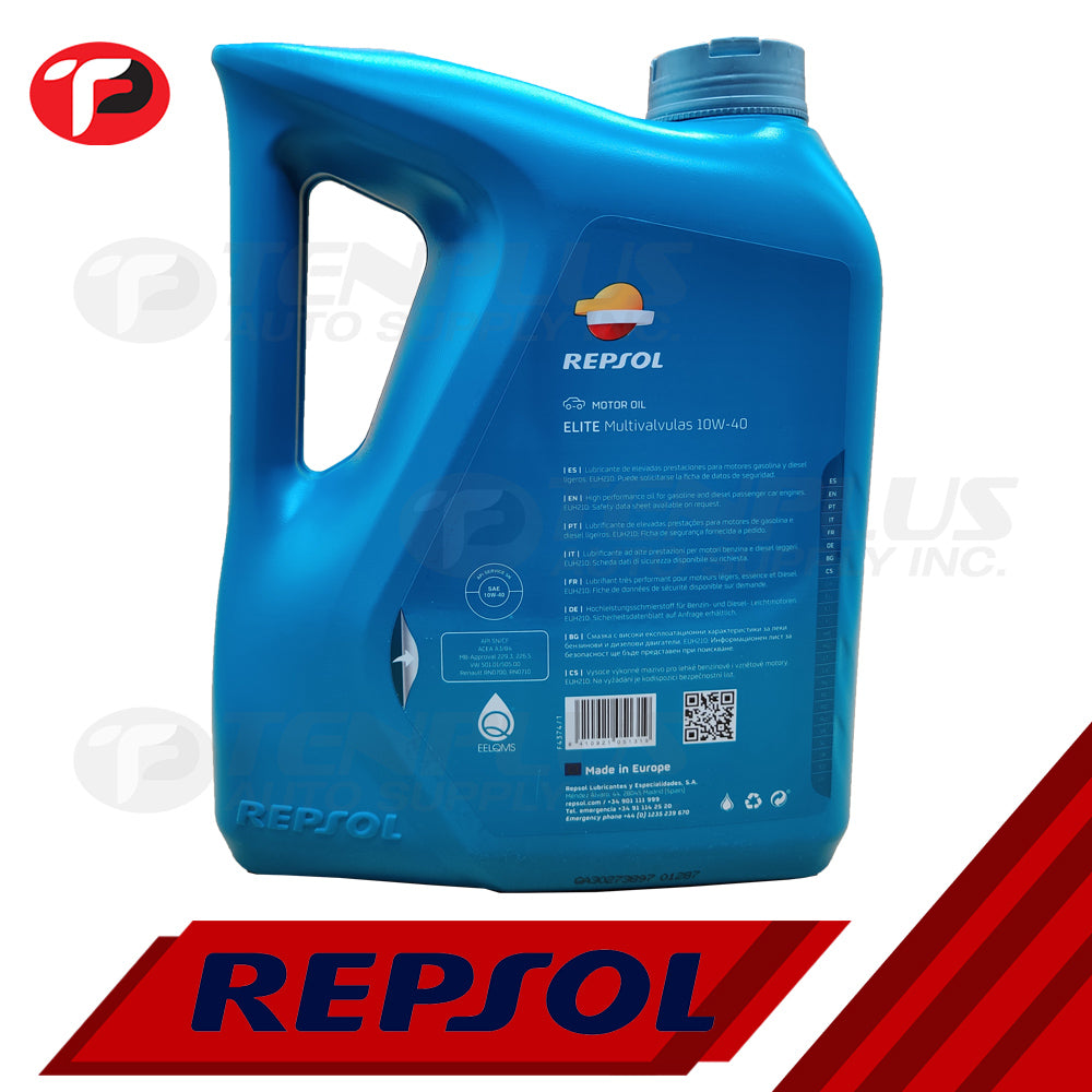 Repsol Repsol 10W40 Elite Injection, 4L. Motor oil - AliExpress