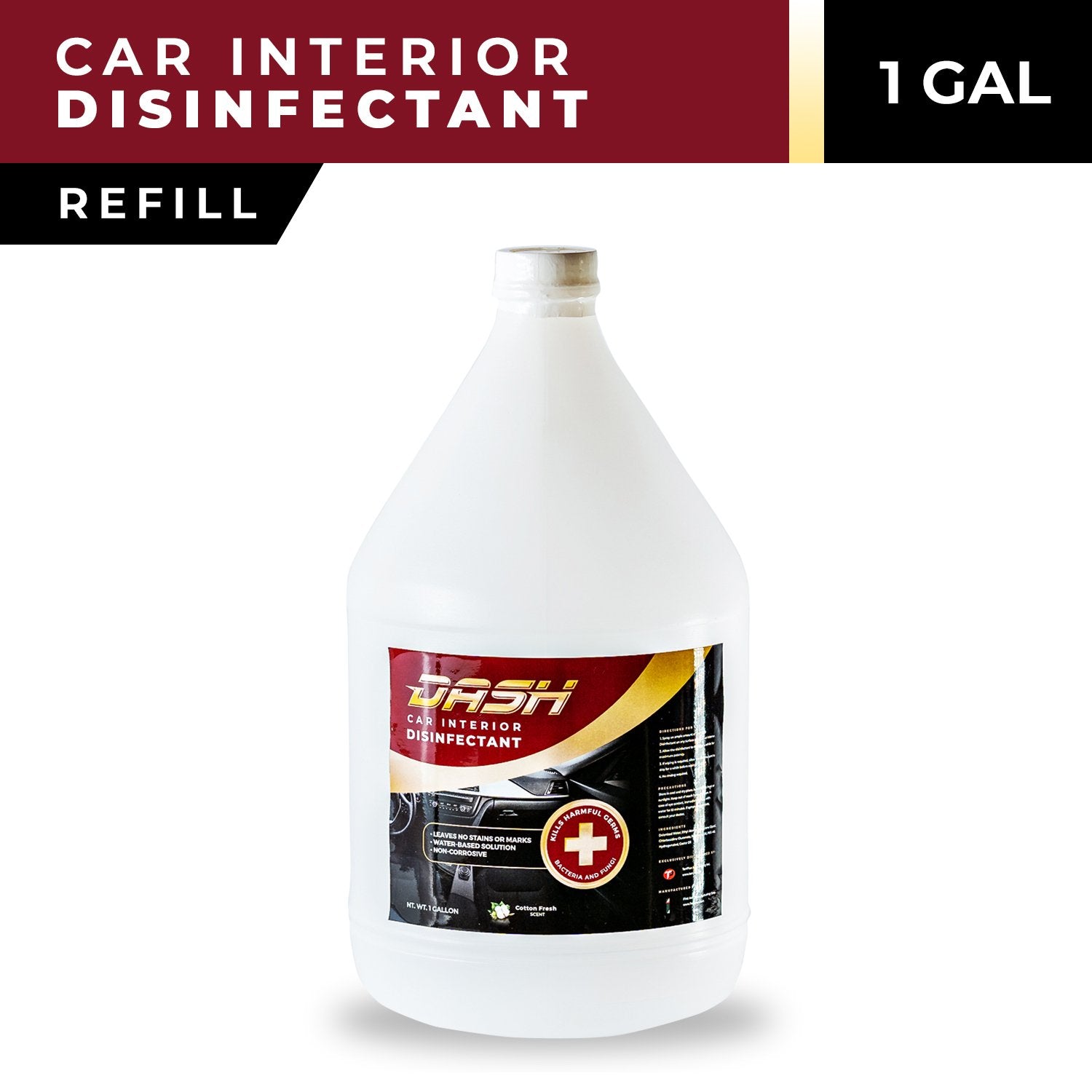 DASH Car Interior Disinfectant 1 GAL