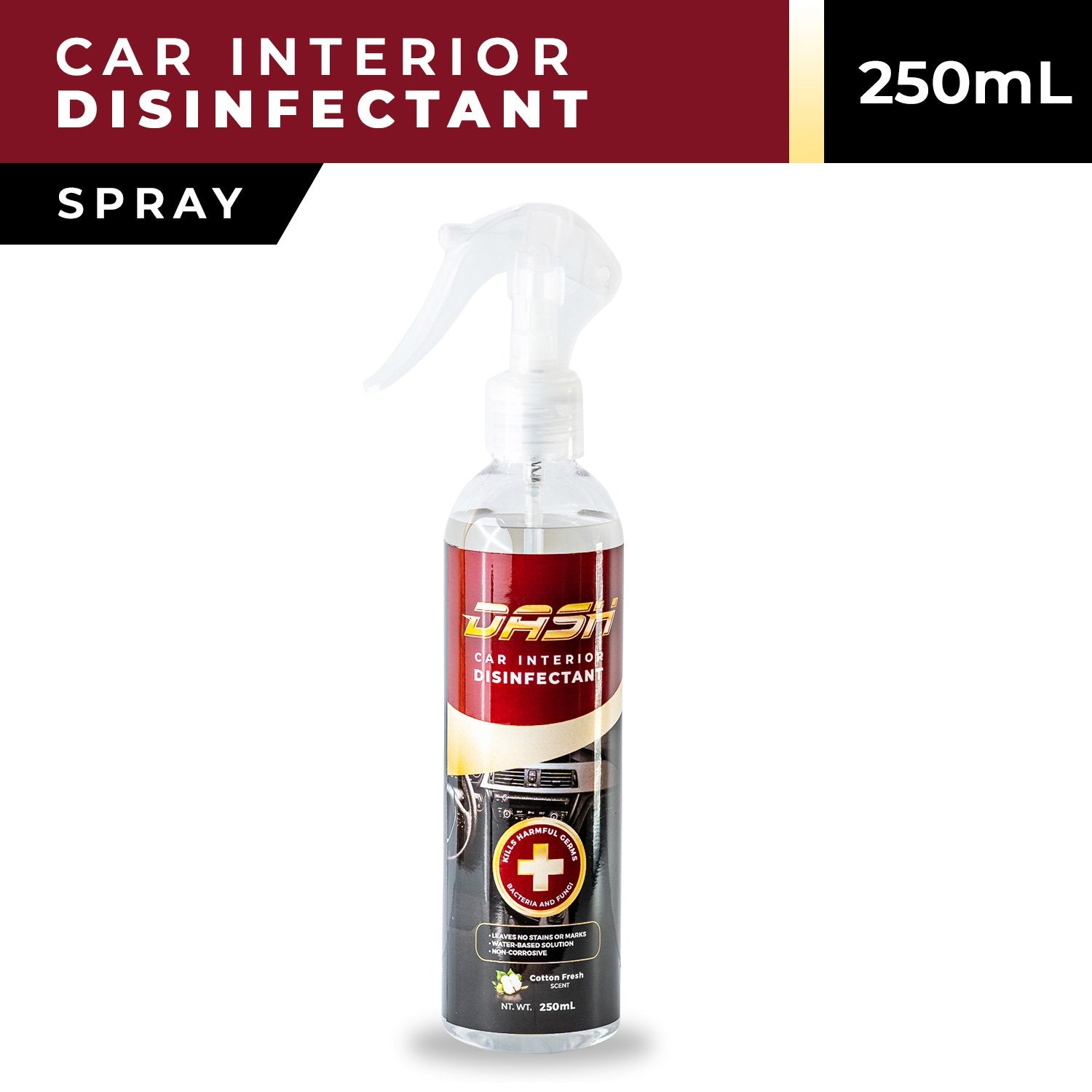 DASH Car Interior Disinfectant 250mL