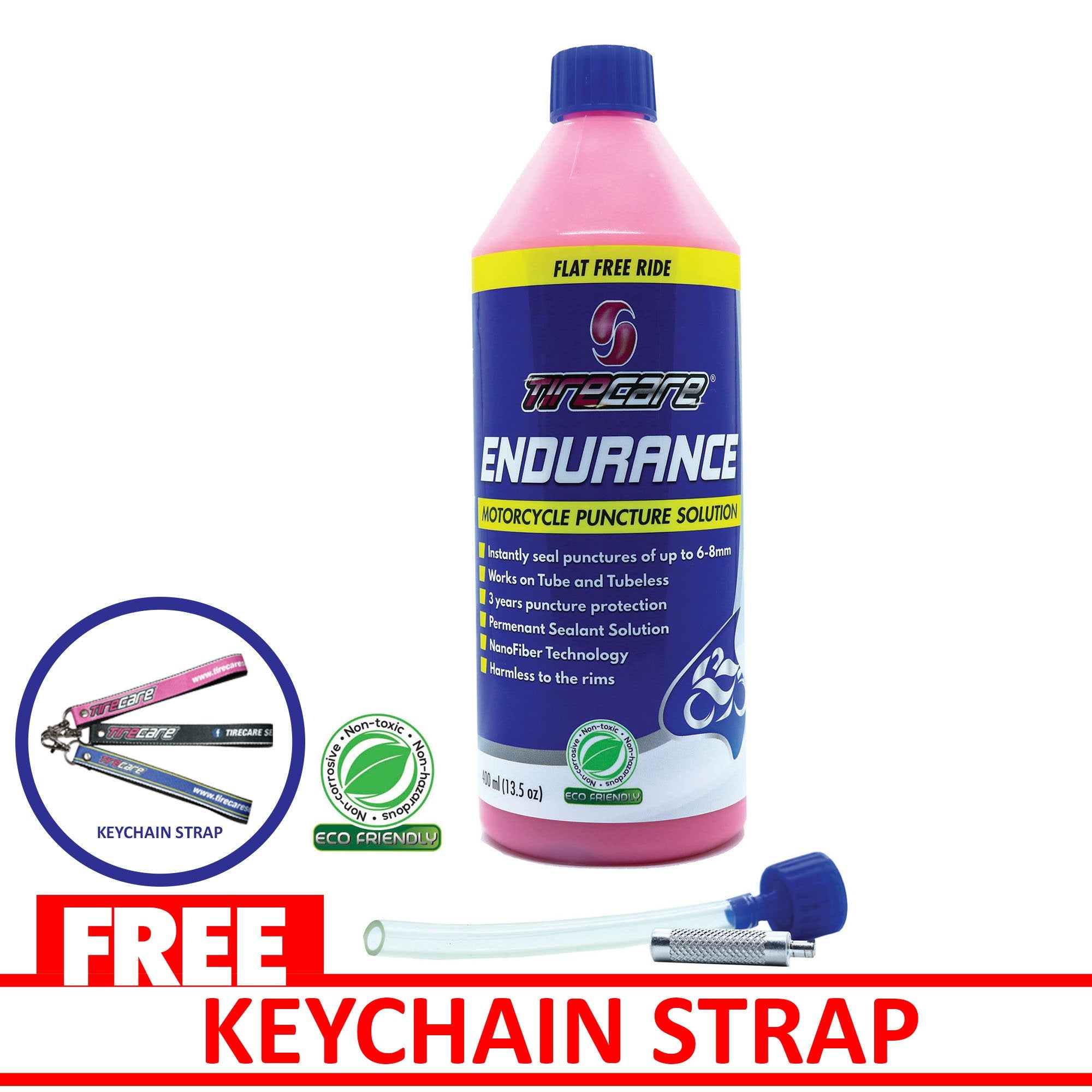 TireCare Endurance Sealant 400mL for Motorcycle