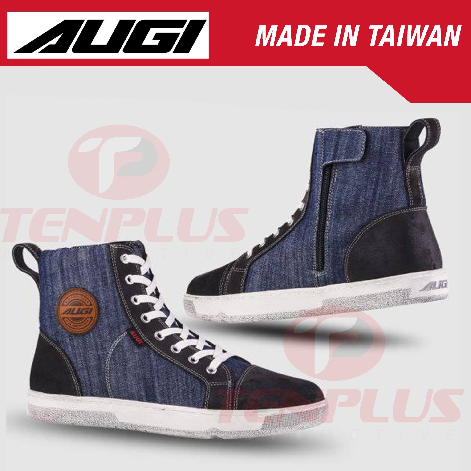 AUGI Urban Racing Boots AU-4 Blue Denim