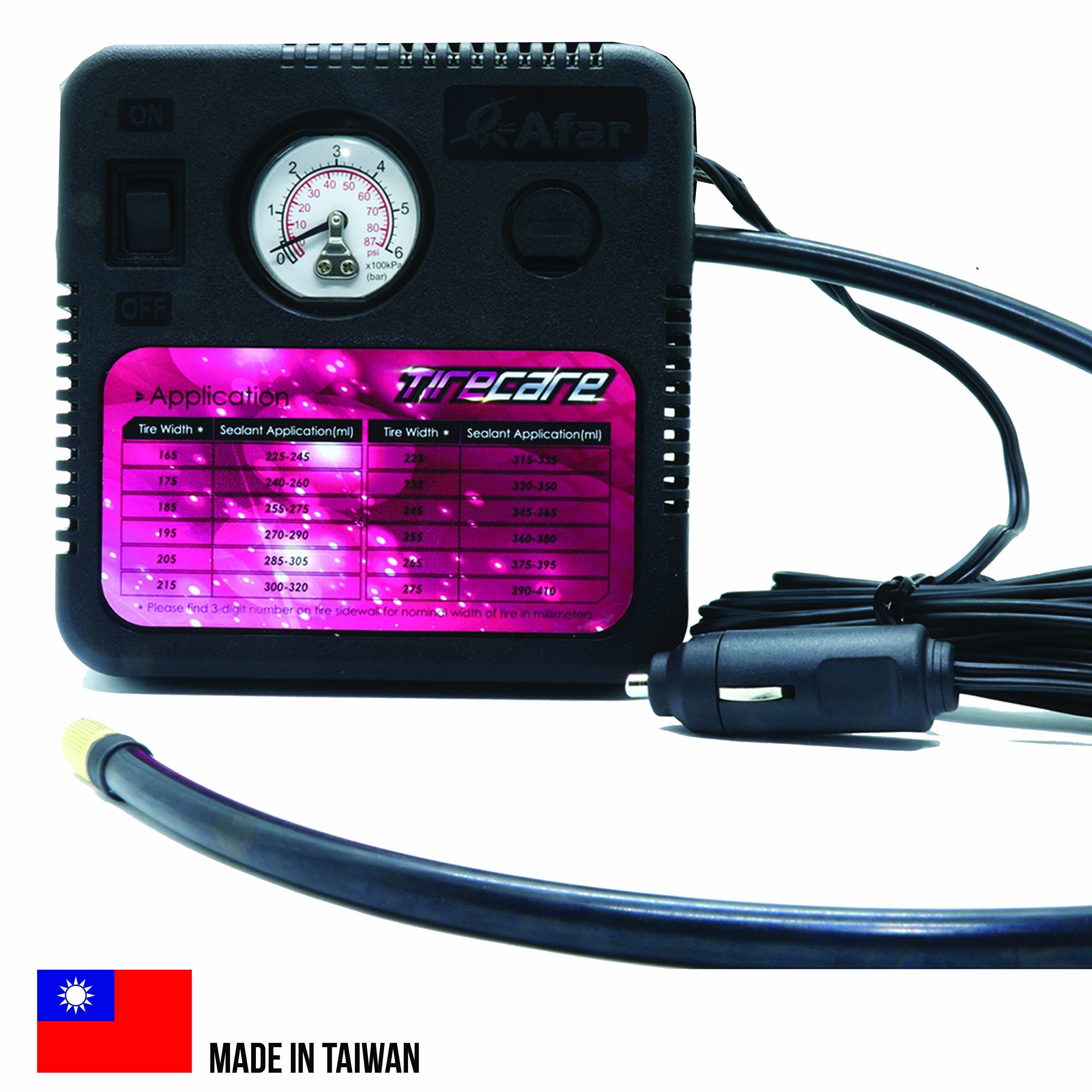 Portable Air Compressor by TireCare Sealant