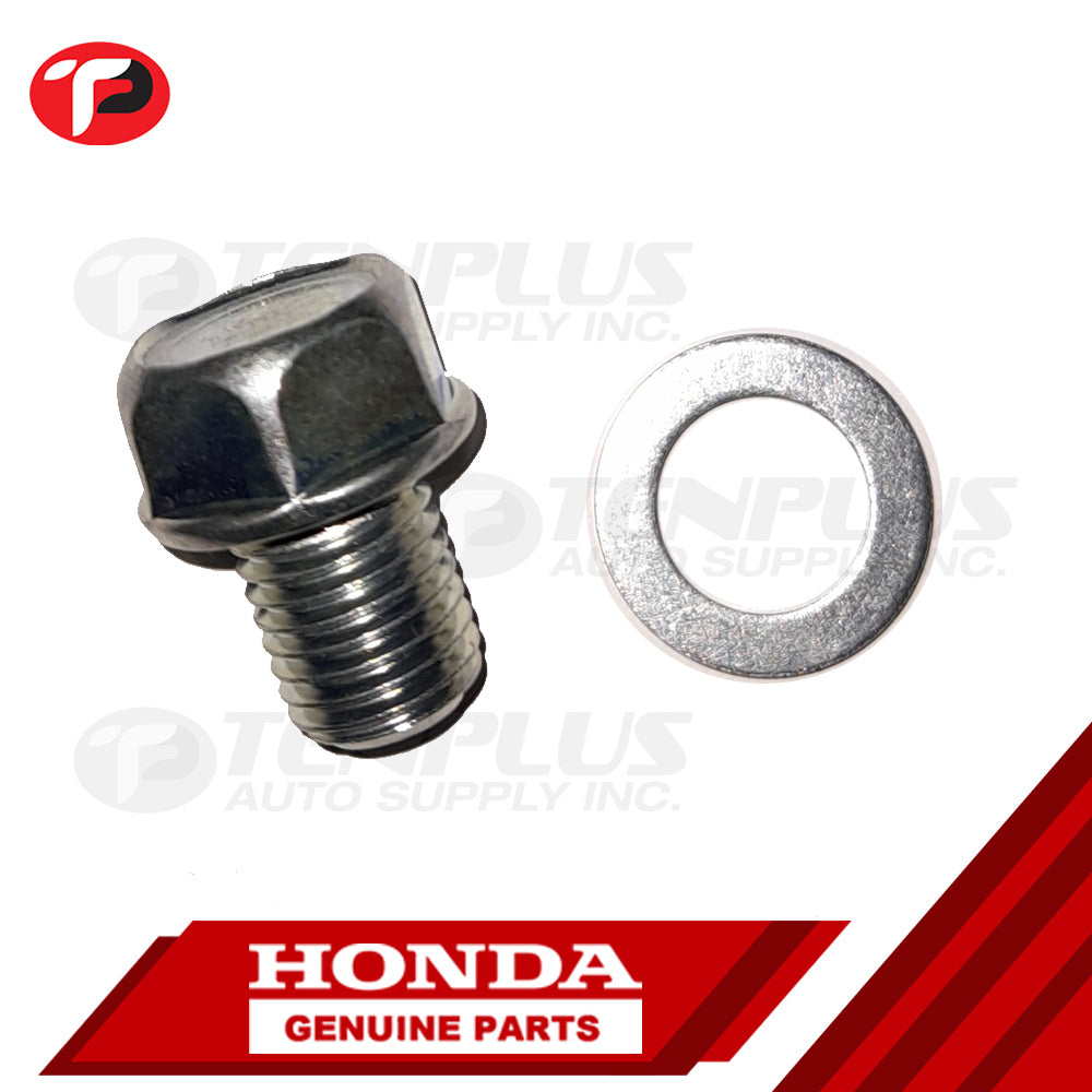 Honda Genuine Parts Drain Plug and Washer 12MM for Wave 100/125; XRM