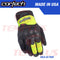 Cortech HDX3 Motorcycle Riding Gloves Hi-Viz/Black