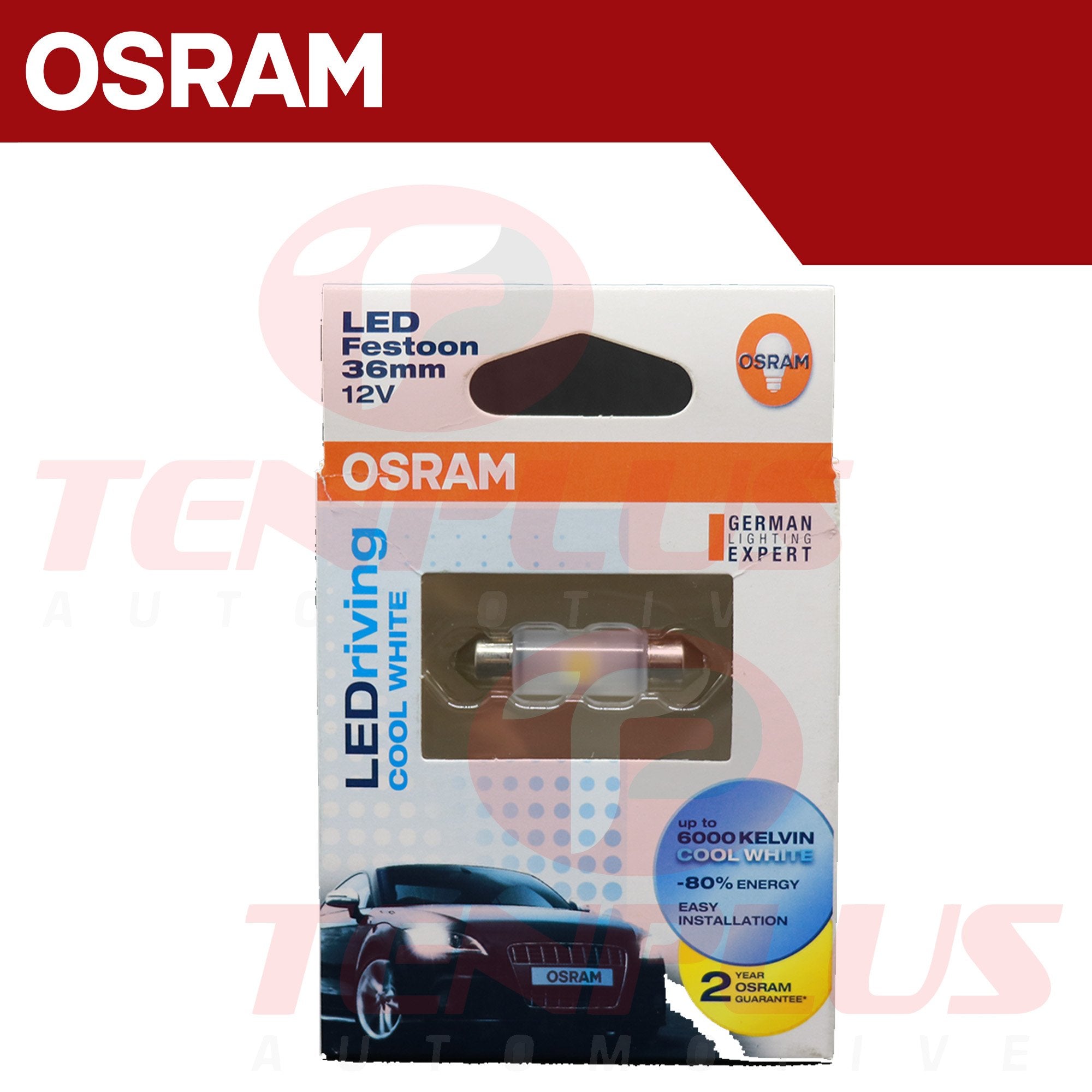 Osram LED Cool White 36MM 6436 CW
