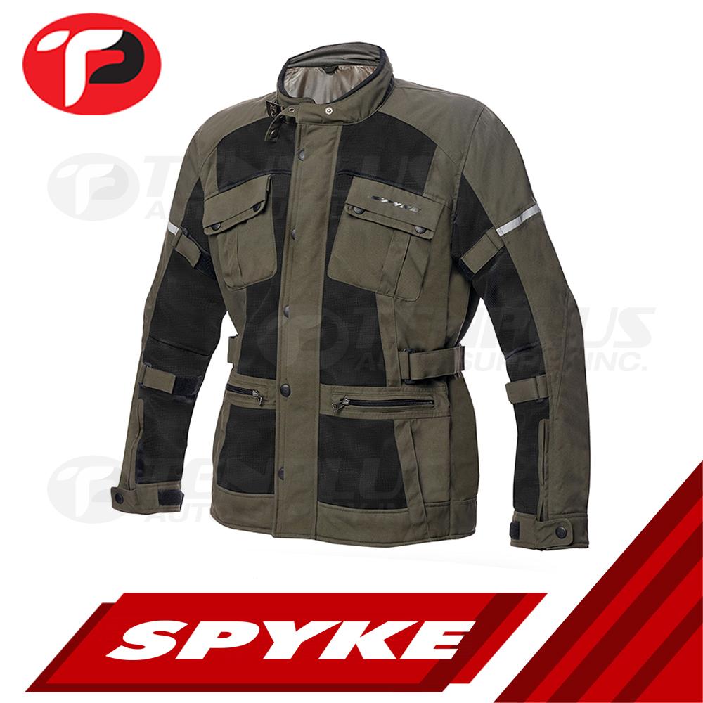 SPYKE TOURING AIR GT-2 Water Resistant and Wind Breaking Vented Textile Touring Jacket